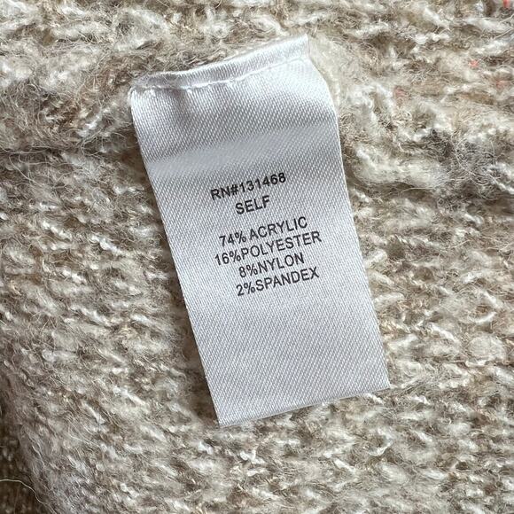 Fate Mock Neck Zebra Print Sweater Size Large - Picture 4 of 8